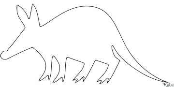 aardvark Pagine Di Culore Stampabile